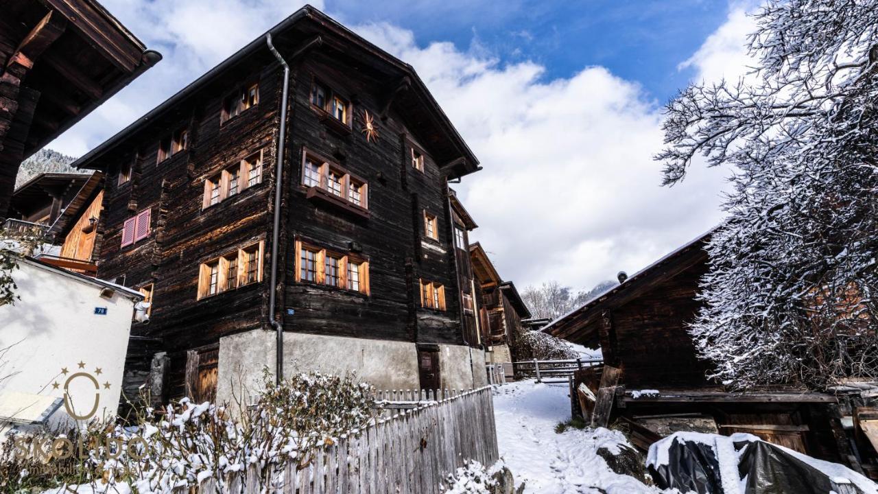 Heimeliges Walliserhaus Fiesch Dış mekan fotoğraf