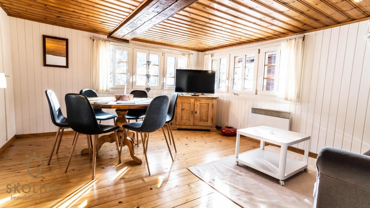 Heimeliges Walliserhaus Fiesch Dış mekan fotoğraf